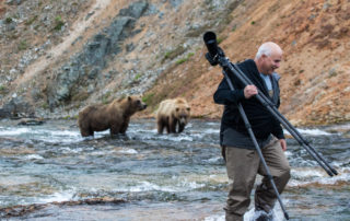 john pedersen camera grizzly bears alaska stream