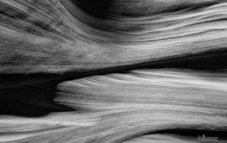 rock strata photo image in black and white