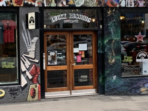 Iceland Lucky Records storefront