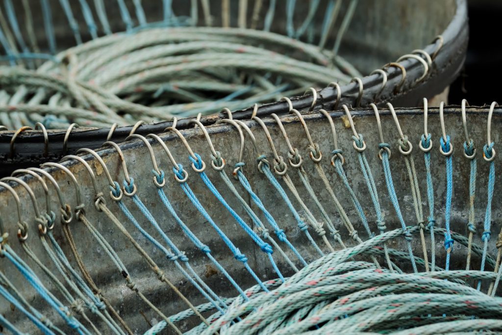 fish hooks abstract image newport oregon