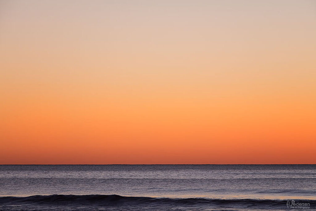 Sunset along Bobs Beach near Yachats Oregon