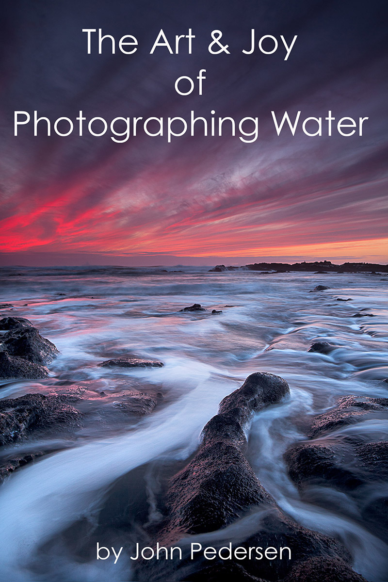 e-book cover of book about how to photograph water