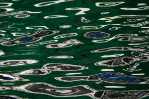 Abstract photo of water reflections