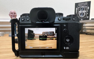 Camera viewfinder or LCD screen