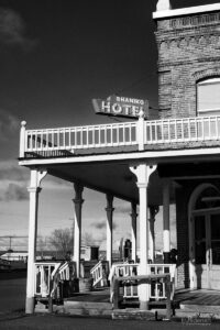 An old hotel in Shaniko Oregon