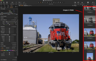 the library model of image editing software capture one