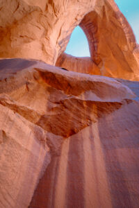 Suns Eye arch in Monument Valley