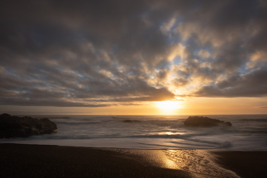 Sunset along the Oregon Coast