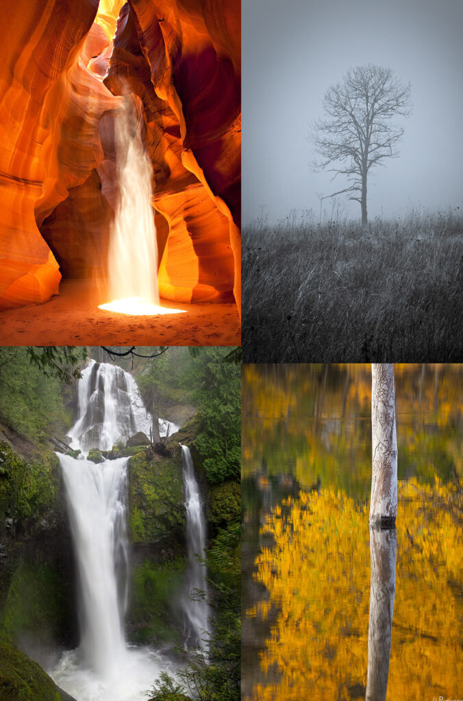 A collection of vertical subjects