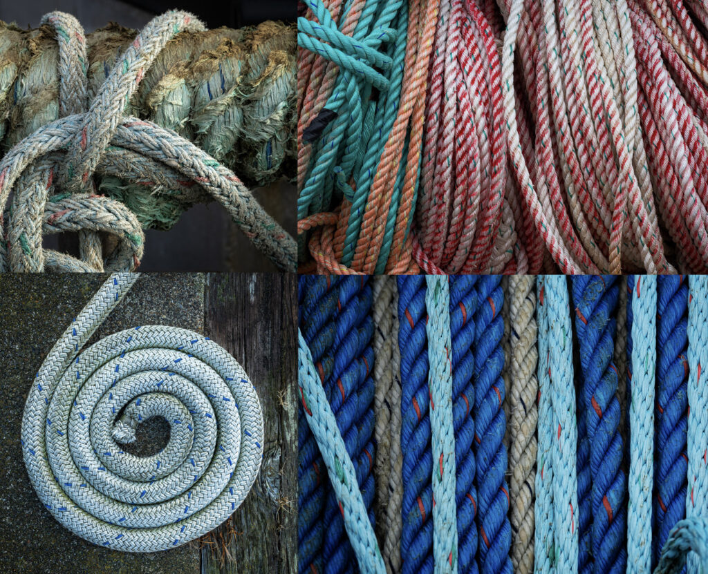 a collection of rope images
