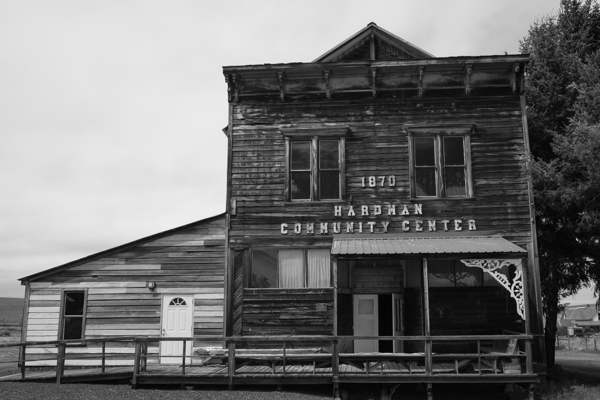Hardman Center Community center built in late 1800s in Hardman Oregon