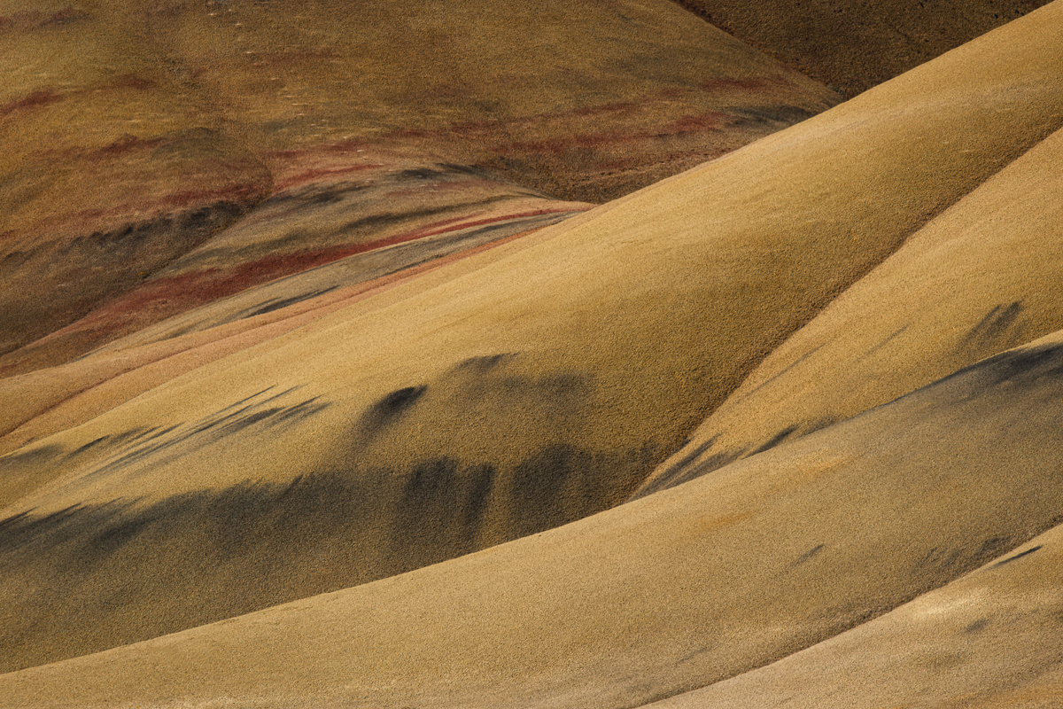 Painted Sculpture Flowing hills of the Painted Hills Oregon