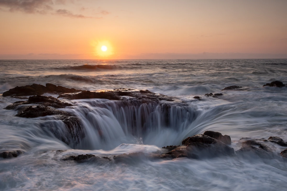 Thors Flow Thors Well at Cape Perpetua near Yachats